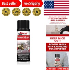 Rodent Block Expanding Foam Barrier 12 oz – Non-Toxic Pest Prevention Spray