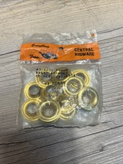#3 – 7/16 In. Brass Grommet Refills (12 Ct.) Central Hardware New Old Stock