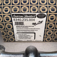 American Standard 8340.235.004 Wall Mount Service Sink Rough Chrome Brand New