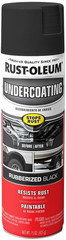 Rust-Oleum 248657-6PK Stops Rust Undercoating Spray, 15 Oz, Rubberized Black, 6