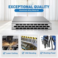 Floor Air Vent Extender for Under Furniture – Aluminum Alloy Metal Material,H…