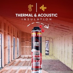 Mega Size Spray Foam Insulation Kit (12 PK Kit-30oz) Expanding Foam Sealant