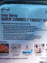 Easy Spray Quick Connect Faucet Rinse Hose Pet Bath Hair Washing Utility Sink