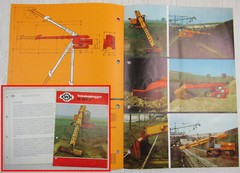 Brochure EWK PL820 R Telescopic Excavator + Technical Description approx. 70/80s