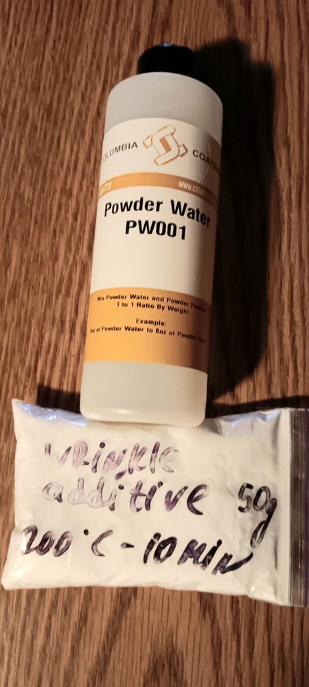 Ice Jig Painting Powder Coat Additives Wrinkle 50g + Powder Water 4oz