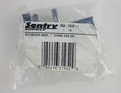 Sentry Supply 650-7619-1 Bottom Door Insert, 1″ Chrome