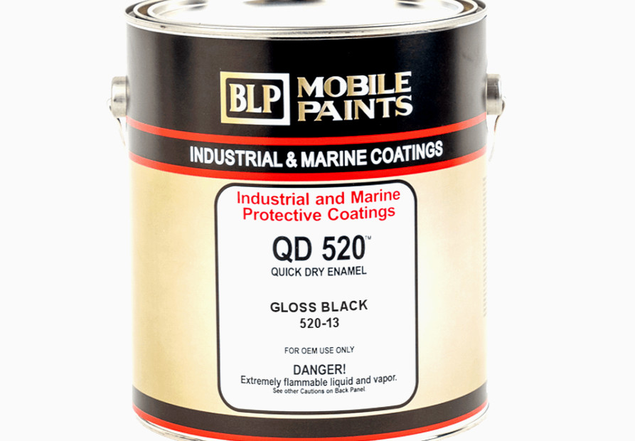Mobile Paints QD520 Gloss Black Enamel 520-13 Gal Free Shipping!