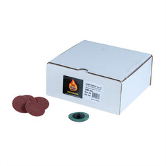High Teck Products 280-50 R-Style Disc, 2 in Dia, 80 Grit, Aluminum Oxide, Poly