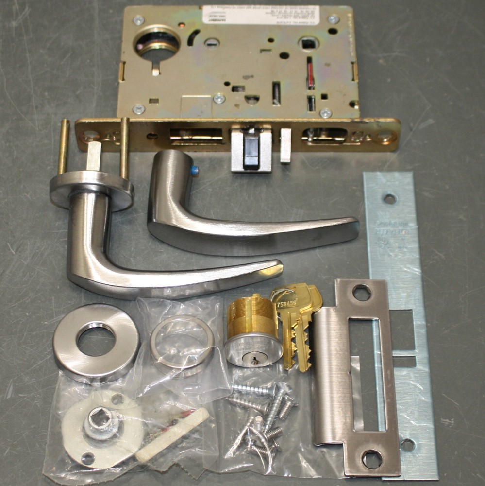 Sargent Mortise Mechanical Lever Lockset 8237 LNL 26D, Grade 1 Classroom, Door