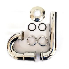 17 Gauge 1-1/4 ” x 1-1/4 ” Chrome Plated Brass Tubular P-Trap -4402801