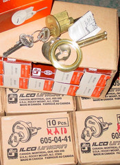 50 Rim Lock Cylinders Keyed Locks Locksmith Supply 5 Vendor Boxes Lot NOS Parts