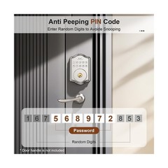 52HZ Keyless Entry Door Lock with Code, Electronic Keypad Deadbolt … Fast Ship