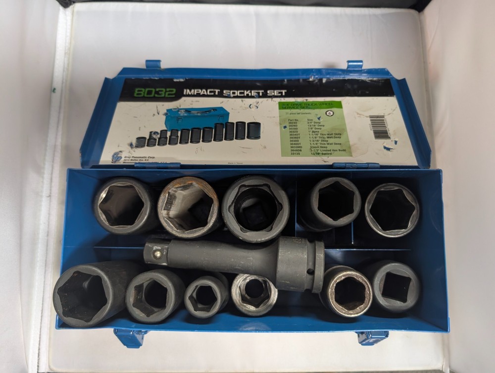 Grey Pneumatic Impact 9260 Grey Pneumatic 12PC Set +1