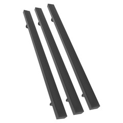 Stainless Steel Stair Rail 101×9.8cm – Baking Paint Wall Mount, 90kg Capacity
