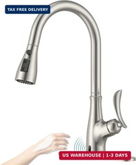 APPASO Touchless Kitchen Faucet with Pull Down Sprayer, Motion Sensor Hands Free