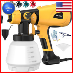 Lesonjoy 1000W High Power Paint Sprayer Electric Hvlp Spray Paint Gun