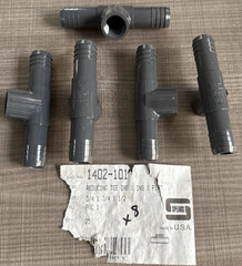 (Lot of 5) SPEARS 1402-101- 3/4″ x 3/4″ x 1/2″ Combination & Reducing Tee NIOB!