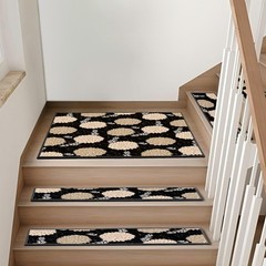 Non-Slip Carpet Stair Treads 7PCS, 8″x30″ Peel and Stick Stair Runner for Wooden