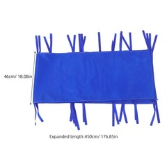 Tent Rain Gutter Canopy: Water Drainage Channel – 14.8FT Long, 16.5 Inch Wide
