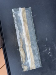 Vintage Glass block Architectural Building Block 11 3/4 X 3 5/8” Reclaimed Rare