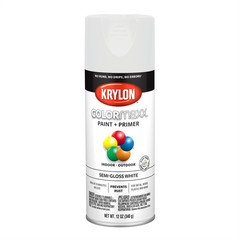 Krylon Semi-Gloss White 12 oz. KRY.5580
