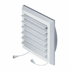 Air Valve 175mm x 175mm With 125mm Flange Roller Shutters And Fly Screen