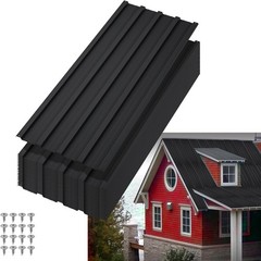 20 Pcs 42.5″x16.8″ Corrugated Metal Roof Panels Galvanized Steel Sheets Carport