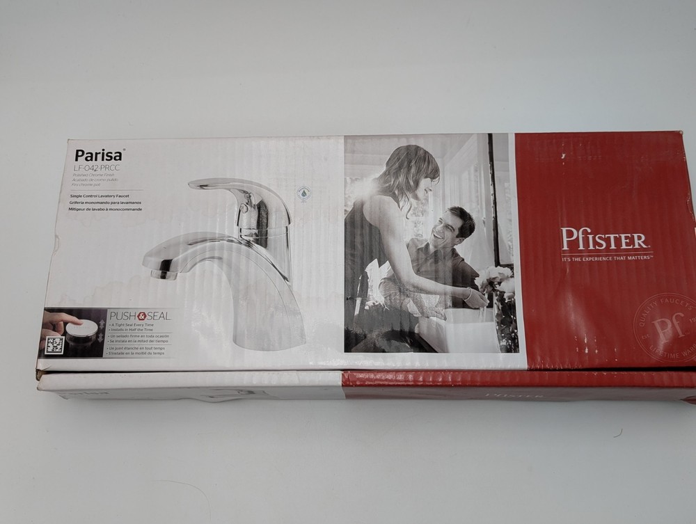 Pfister Parisa 4 in. Centerset Single-Handle Bathroom Faucet in Polished Chrome