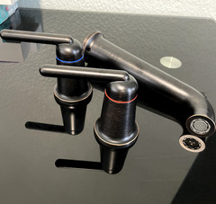 Wintap 9805ORB Wall Mount Bathroom Faucet, Oil Rubbed Bronze, 8.5 inch 3 Holes