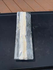 Vintage Glass block Architectural Building Block 11 3/4 X 3 5/8” Reclaimed Rare