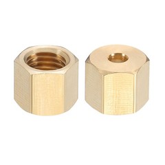 1/8″ Brass Compression Nut,25Pcs Brass Compression Fitting Plumbing System