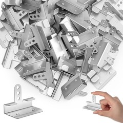 Drywall Corner Repair Clips, 100 Pack, 1/2 Inch Wall Back~up Fasteners