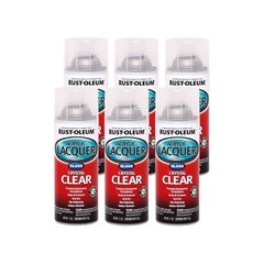 Rust-Oleum Automotive 253366 Acrylic Lacquer 1.83 Ounce (Pack of 6), Clear