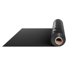 Uimoso 6Mil Plastic Sheeting Roll 10 x 100 FT Heavy Duty Polyethylene Black