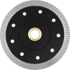 4.5 Inch Diamond Mesh Rim Blade Ceramic Porcelain Marble + Sponge Pads Kit