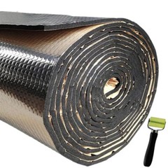 Vehicle Car Sound Deadener Reflective Insulation Mat Heat Guard R12 10MM 24X20′