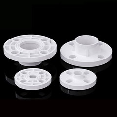 PVC Floor Flange Pipe Fitting White Wall Mount Fittings Solvent Weld 20mm~200mm