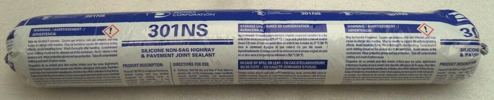 1lb 12oz Pecora 301NS Non Sag Highway/Pavement Sealing Joint Compound