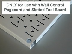 Wall Control Kt-400-Wrk B Slotted Tool Board Workstation Accessory Kit For Wall