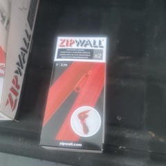 ZipWall HDAZ2 Heavy-Duty Zipper Dust Barrier 12 Pack Case
