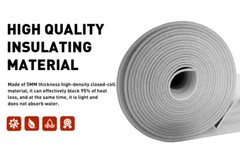80″x40″ 197MiL Reflective Foam Insulation Heat Thermal Shield Radiant Barrier