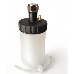 250cc HVLP Spray Gun Paint Cup, SG-250A Universal Low Pressure Plastic Pot