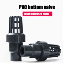 PVC Spring-Check Foot Valves Solvent Weld Non-Return Valve DN15-DN65 ID 20-75mm