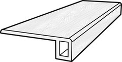COREtec CR500-B19CT 94″ x 2″ Vinyl Floating or Glue Down End – Wood
