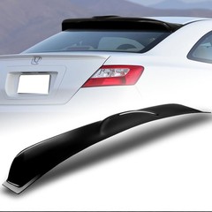 Reinforced Dark Smoke Acrylic Rear Roof, Compatible with 2006-2011 Honda