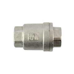 1/2 – 2 inch In-line Check Valve NPT WOG 1000 Spring Loaded Stainless Steel 316
