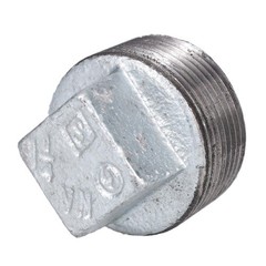 STZ Industries 1-1/4 in. MIP each Galvanized Malleable Iron Plug (Pack of 9)