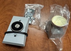 Allegion LCN 7850SEM Recessed Magnetic Door Holder, Alum, 24V ONLY