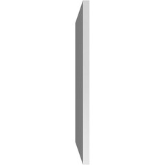 Ekena Millwork 24W X 38H Rectangle Surface Mount Pvc Gable Vent Non-Functional