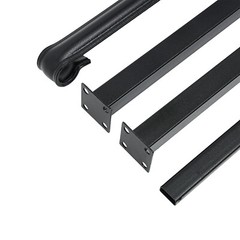 3 Step Pipe Stair Handrail Staircase Handrail Carbon Steel for Wall Mount USA